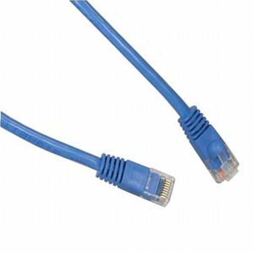 Black Point Products BT-196 Blue Cat-5 7-Foot Enhanced Patch Cord, Blue