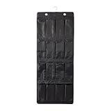 IKEA SKUBB Hängeaufbewahrung-Schuh-Organizer, 16 Taschen, B, schwarz, 29 x 21 x 15 cm