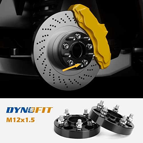 Dynofit 5X4.5 20Mm M12X1.5 64.1 Hubcentric Wheel Spacers For Cr-V Hr-V Element Crosstour Accord, 4Pcs 5X114.3 Solid Wheels Spacer For Rdx Tlx Cdx Csx Ilx Rsx Tsx 5 Lug Rims And More #TOP3