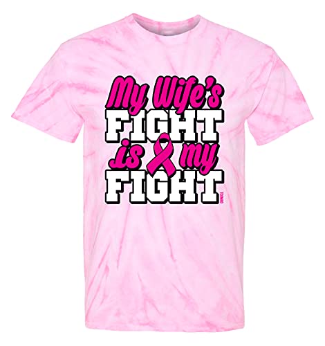 My Wife's Fight is My Fight - Breast Cancer Men's T-Shirt