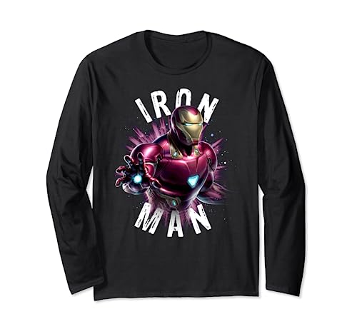 Haut manches longues Iron Man Avengers poster spatial, le cadeau idéal
