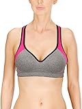 Naturana Damen 5349 Sport-BH, Multicoloured (Grey/Pink/Black), 75D