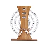 Durable : montrez votre style respectueux de l'environnement avec ce calendrier de bureau. Il est fabriqué à partir de grains finement polis et montre la beauté du grain naturel du bois. Ce calendrier robuste et robuste est le moyen idéal d'ajouter une touche de charme organique à votre travail.