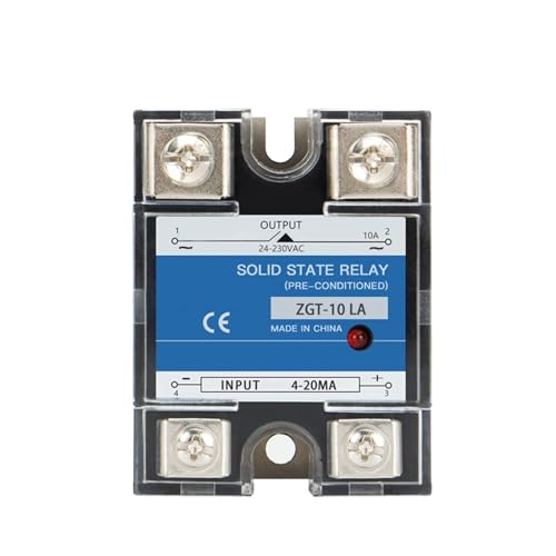 Relais semi-conducteurs 24-230VAC monophasé 25A pour commande analogique 0-10V