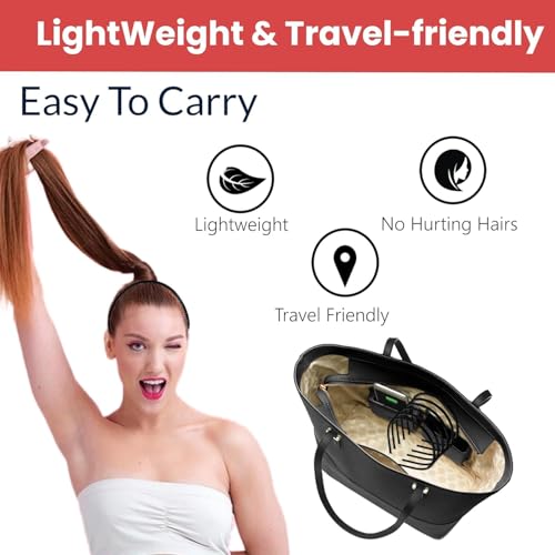 Image of Pack of 6 Black Hairbands for Girls, Women & Kids | Stylish & Fancy Headbands | Cute Hair Accessories for Party, School & Outings + 1 Black satin Scrunchie free