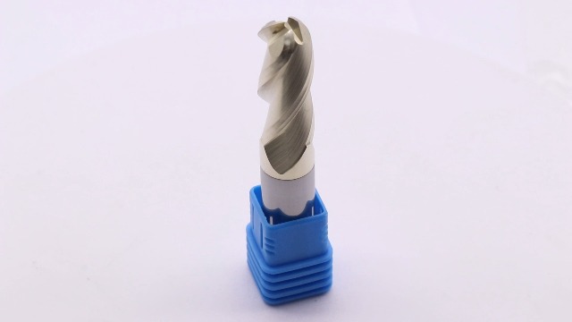 Image of 1 /2 inch 3 Flute Solid Carbide Ball Nose End Mill for Aluminum, ZrN Coated | 37 Helix, 1 /2 inch Cutting Dia, 1 /2 inch Shank Dia, 1-1 /4 inch Length of Cut, 3 inch Overall Length, for Milling Aluminum and Copper