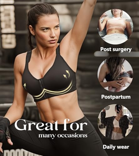 Soutien-gorge post-chirurgie ajustable à enfilage avant facile - 7