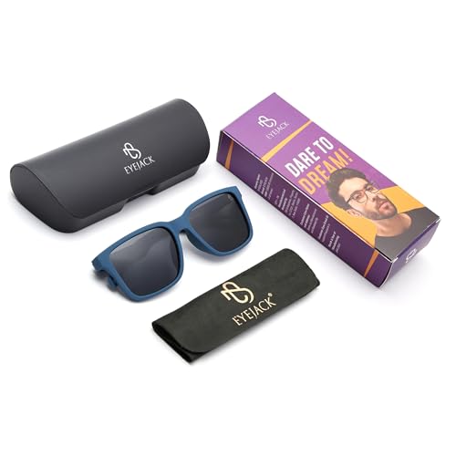 Image of EYEJACK by Voyage UV Protected & Polarized Square Sunglasses for Men & Women