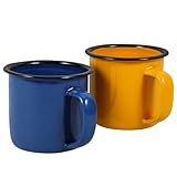 Tasse en métal : la poignée antidérapante est anti-brûlure et confortable à tenir