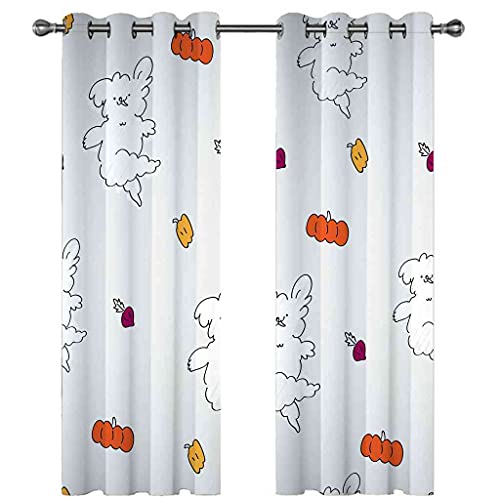 Rideaux occultants 100% polyester isolant thermique phonique 200x214 cm animal 3D