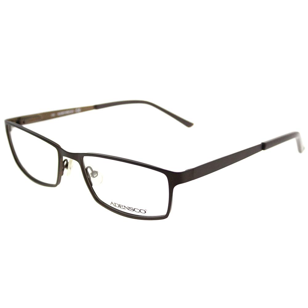 AdenscoMetal Rectangular Eyeglasses 0JYS Semi Matte Brown