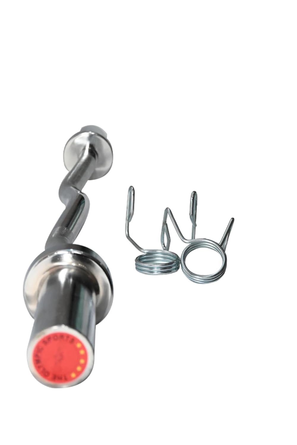 olympic 3 feet curl barbell - 7 kg | metallic | alloy steel | 180 kg weight limit | knurled grip - ideal for home workouts and gym barbell sets with locks (B0CGFW5M7J) Amazon Price History, Amazon Price Tracker