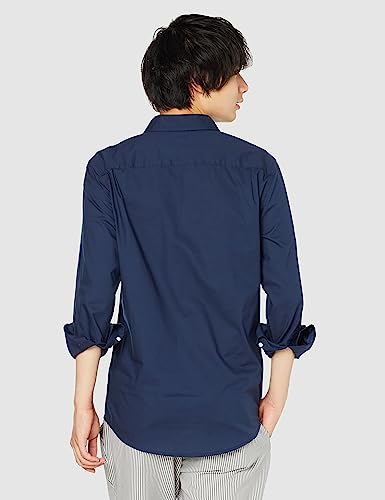 Image of Amazon Essentials Men's Regular-Fit Long-Sleeve Casual Poplin Shirt, Button Front, Business Casual, Collared