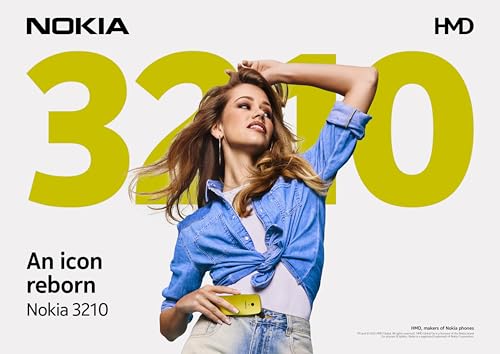 Nokia 3210 4G y2k gold