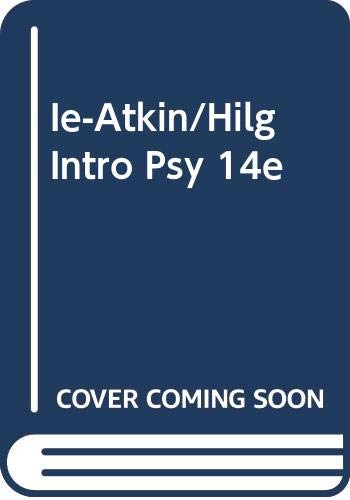 Ie-Atkin/Hilg Intro Psy 0534568041 Book Cover