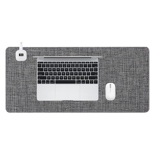 Tapis de Bureau Chauffant Générique - Sous-Main pour Clavier en Hiver