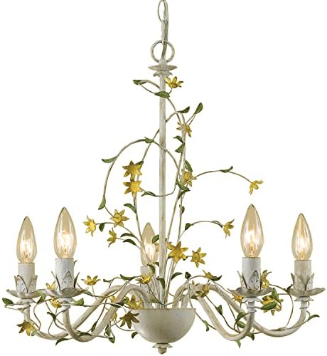 AF Lighting 7046-5H Grace Five-Light Star Flower Chandelier