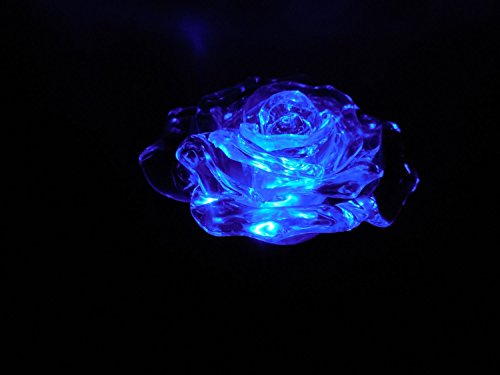 Beautiful Solar Red Rose Light, Flower Garden Stake Outdoor Yard Decor Landscape Led Lamp Lights, Great Gift #TOP5