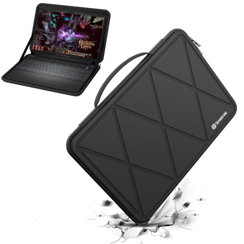 Smatree Custodia protettiva rigida in EVA compatibile con il portatile da gioco Alienware m18 da 18 pollici, con il portatile da gioco Alienware m18 R2, con la custodia sottile impermeabile (X8330)