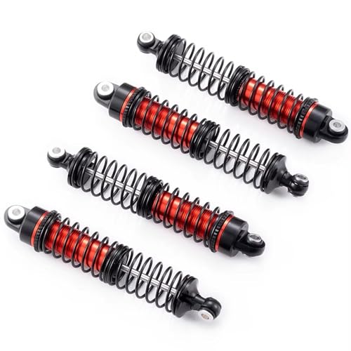 Amortisseur RC en alliage d'aluminium rouge pour voiture LaTrax Teton Desert Prerunner 1/18
