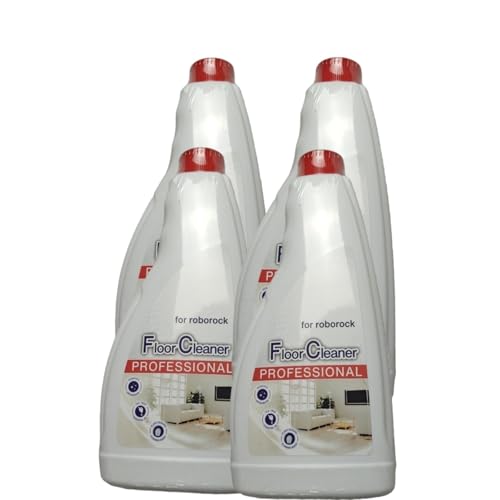 �t���A�N���[�j���O�\�����[�V�����B�݊��� Roborock S70/S70 �v��/S75/S75 MaxV/S80/S85/S80 �v���X/G10 �B480ML�i16.23 Fl Oz�j�B�t���A�N���[�j���O�t�A�X�C�[�p�[�A�N�Z�T���[�B(4 pcs)