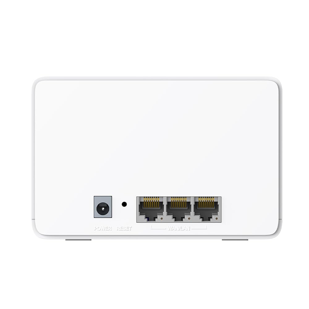 Mercusys Halo H80X (1-Pack) - AX3000 WiFi 6 Mesh, Sistema WiFi de Alta Velocidad hasta 260 m², 1 Unidad, Roaming Inteligente, Control Parental, Compatible con Alexa, Ideal para Hogares Grandes