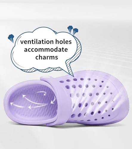 Image of Kids Girls Boys Clogs Garden Shoes Toddler Slip on Sandals Children Water Shower Beach Pool Slippers