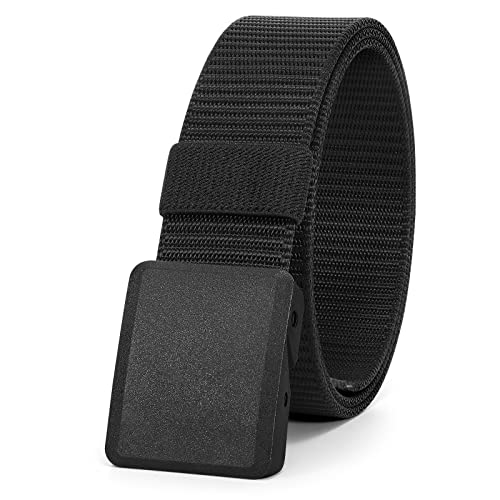 Image of JASGOOD Nylon Canvas Breathable Military Tactical Men Waist Belt With Plastic Buckle