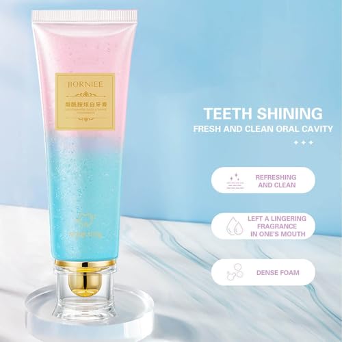 Niacinamid Zahnpasta für weißere Zähne, Intensive Aufhellung & Schmelzregeneration, Niacinamid Whitening Zahnpasta, Sanfte Aufhellung, Bekämpft Verfärbungen, Ideal für tägliche Anwendung (1) – Bild 3