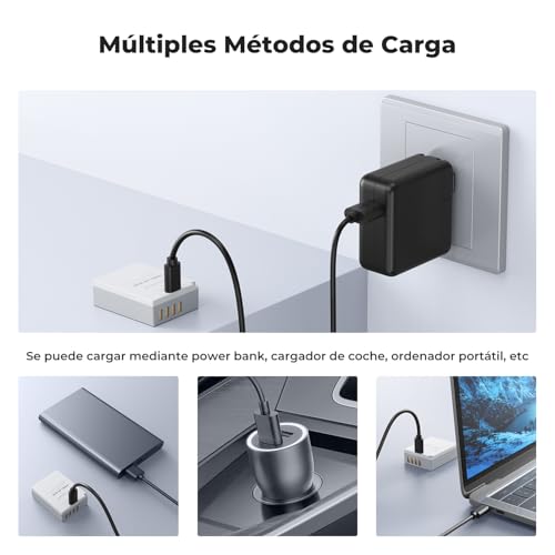 K&F CONCEPT NP-W126S NP-W126 Baterías Paquete de 2x1050mAh Baterías de Carga Directa de USB-C Compatible con Fujifilm X100VI, XM5, XE5, X Half, X-S10, XT30, XT30 II, X100V, XS10, XT50 - imagen 6
