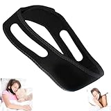 Schnarchstopper Kinnriemen,Anti Schnarch,Robust Schnarchen Stopper,Anti Snoring Stopper,Verstellbarer,Wiederverwendbar Für Männer Und Frauen Geeignet Reduziert Schnarchen Strafft Die Gesichtskonturen
