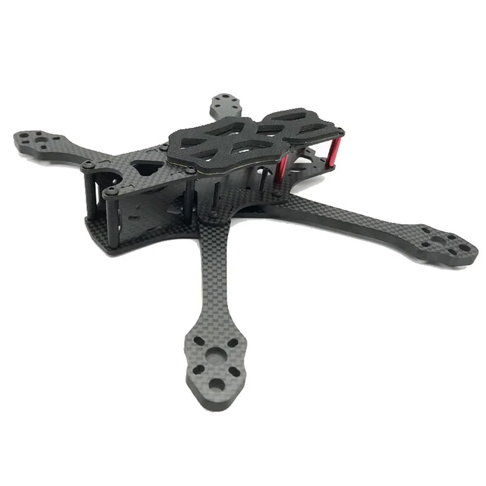 RC 5 cali 225 mm zestaw ramek quadcoptera z włókna węglowego kompatybilny z modelami dronów wyścigowych FPV Freestyle 5,5 mm ramiona