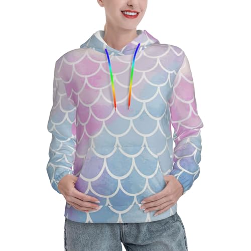 Sweat à capuche sirène douillet pour affronter le froid avec style