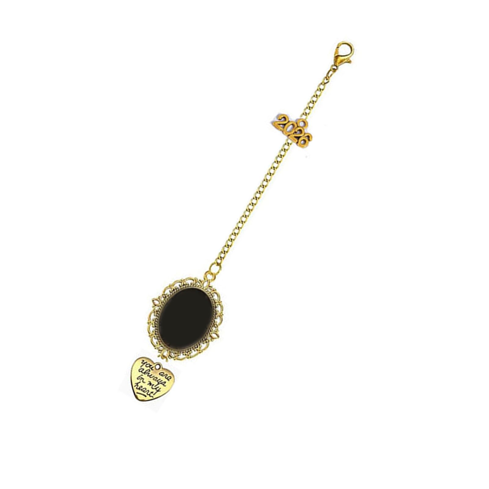 OSNIYAW Academic Achievement Tassels Charm Graduation Hat Tassels Pendant with Alloy Photo Holder for School Commencement Event Graduation Gift Decoration