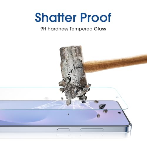 Image of amFilm Auto-Alignment OneTouch for Samsung Galaxy S25 Edge 6.7 inch Screen Protector + Camera Lens Protector, Tempered Glass, 30 Seconds Installation, Bubble Free, Case Friendly, Anti-Scratch [2+2 Pack]
