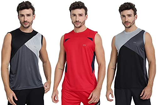 Image of FTX Men's Solid Regular Fit T-Shirt