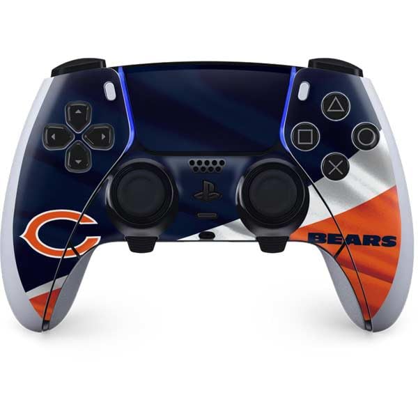 Skinit Decal Gaming Skin Compatible with PS5 DualSense Edge Pro Controller - Officially Licensed NFL Chicago Bears Design