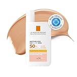 La Roche-Posay, Anthelios UVmune 400, Fluido colorato viso invisibile ad altissima protezione, SPF50+, con profumo, texture fluida, adatto a pelli sensibili, 50 ml