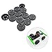 12PCS Model Toy Car Wheel Plastic Car Wheel with 2mm Dia Shaft Axles for RC Car Truck Robot DIY Model Toy Building Parts (Style 1)
