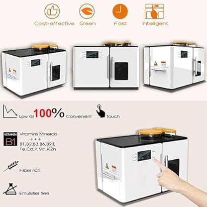YMAOMAO Crêpe-Maker-Maschine, vollautomatischer Roti-Maker, 1800 W, Chapati-Pfannkuchen, Fladenbrot, Pita, intelligenter Touchscreen, einstellbare Dicke – Bild 8