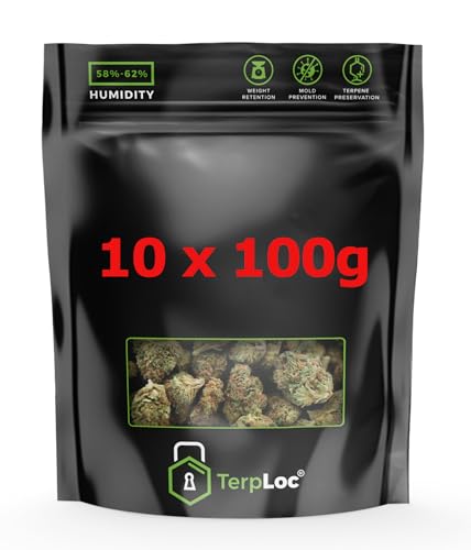 10 x 100g Grove Bags - (Original Made in U.S.A.) - Aufbewahrungsbeutel mit aktiver Feuchtigkeitskontrolle