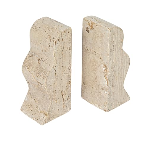 Creative Co-Op Decorative Travertine Wave...