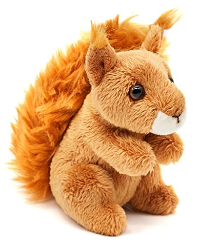 Uni-Toys - Eichhörnchen Plushie - 13 cm (Höhe) - Plüsch-Waldtier - Plüschtier, Kuscheltier