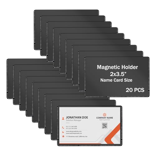 Magnetic Business Card Holder 2x3.5