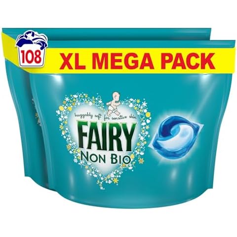 Fairy Non Bio PODS for Sensitive Skin, 108 Washes Cover