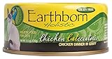 Earthborn Holistic Chicken Catcciatori Grain-Free Moist Cat Food 5.5 Ounce (Pack of 24)