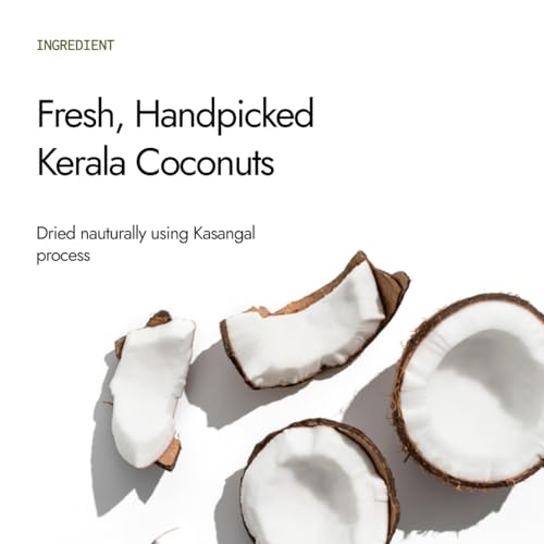Image of Kapiva Virgin Cold-Pressed Coconut Oil, 100% Pure, Unrefined, Vegan, Keto Friendly, 1000ml, for Cooking, Hair and Skin Care