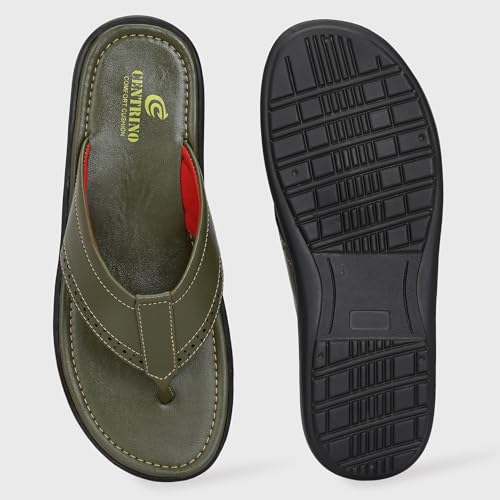 Image of Centrino Slipper for Men | Cushioned Insole for Comfort | Stylish & Durable Chappal for Boys & Men| Perfect for Beach (6802)