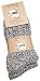 Juego de 2 pares de calcetines noruegos (calcetines de lana), tejidos, unisex...