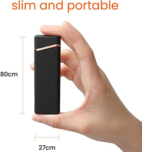 Electric Lighter, Plasma Arc Lighter USB Rechargeable Windproof Flameless Lighter with Battery Indicator for Fire, Cigarette, Pipes - Thumbnail 5
